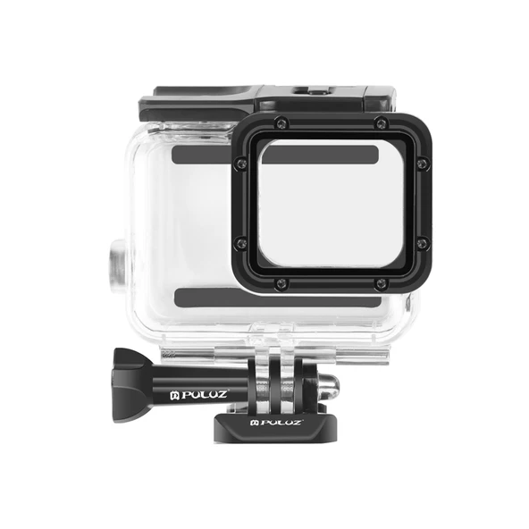 GoPro HERO5 Uyumlu 60 Metre Su Geçirmez Dalış Koruyucu Kılıf Mandallı Temel Montaj ve Vida - 2