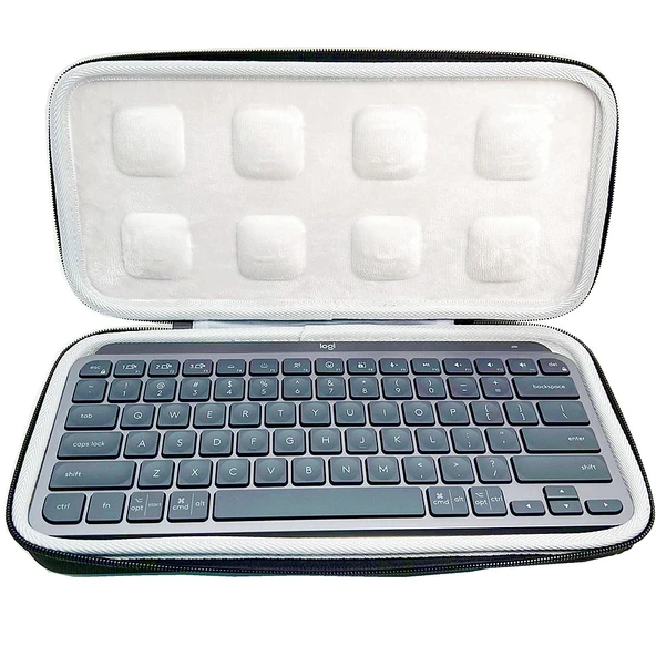 Logitech MX Keys Mini Edition Bluetooth Klavye Taşıma Çantası Sert Kılıf