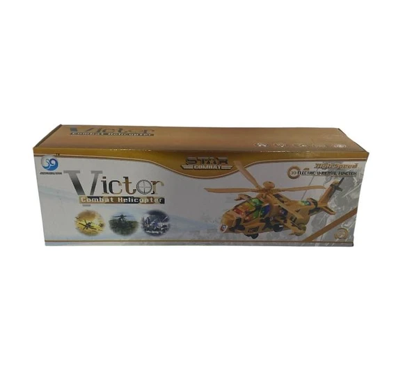 30 cm Sesli Işıklı Hareketli Pilli Helikopter 0037 - 3