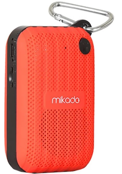 Mikado MD-22BT Kırmızı Bluetooth Hoparlör