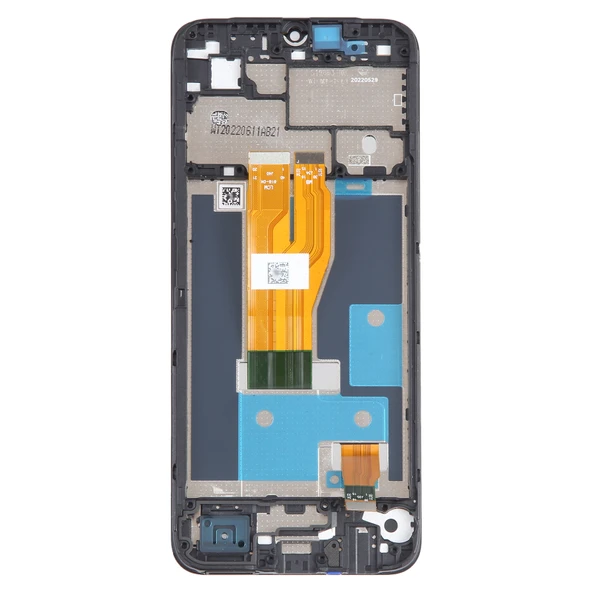 Realme C30 Uyumlu OEM LCD Ekran Dokunmatik Panel Çerçeveli Komple Set - 3