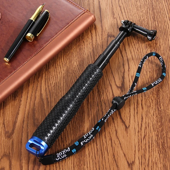 PULUZ Taşınabilir Uzatılabilir Monopod Çubuk GoPro Insta360 DJI ve Diğer Aksiyon Kameraları İçin 19-49cm - 8