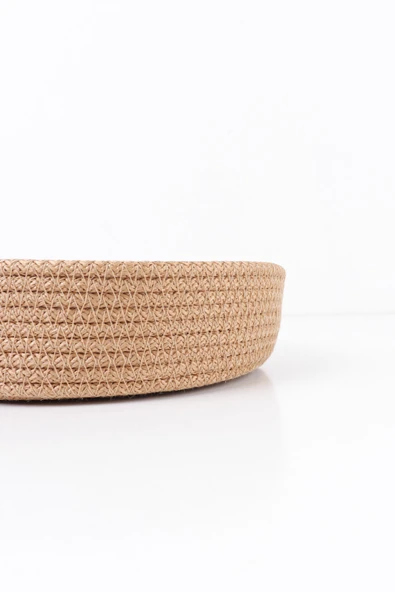 Hasır Sepet 3 Lü Düzenleyici, 3 Lü Sepet Takımı, Jüt Sepet Organizer 3lü Banyo Düzenleyicisi - 8