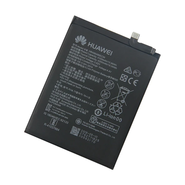 Huawei P30 Pro ve Mate 20 Pro Uyumlu HB486486ECW Li-ion Polimer Batarya - 4