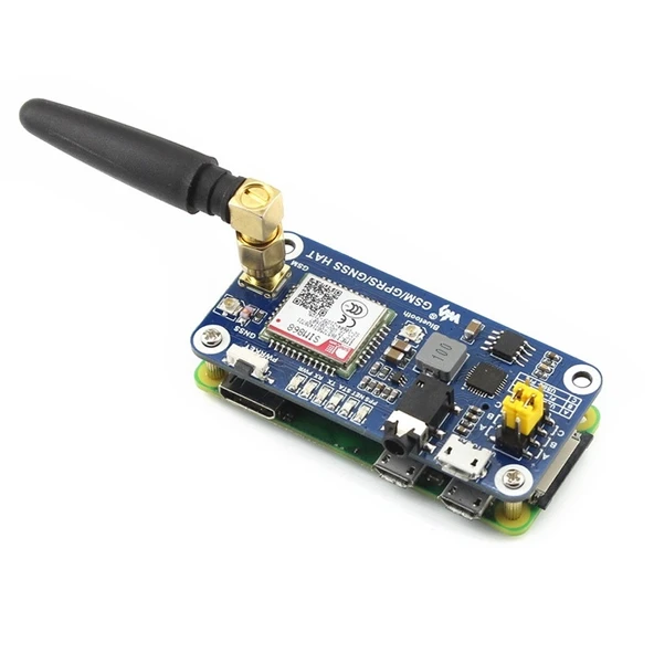 Waveshare GSM GPRS GNSS Bluetooth HAT Raspberry Pi Modülü - 5