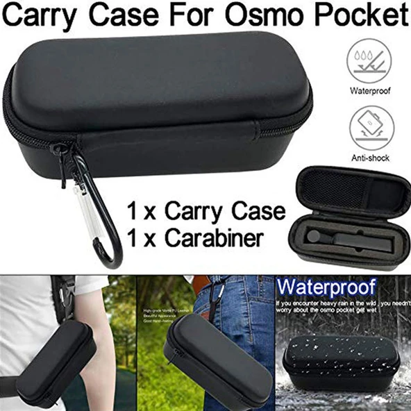 DJI Osmo Pocket Mini Taşıma Çantası - Taşınabilir Depolama Çantası - 5