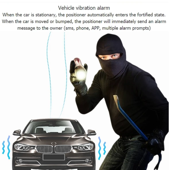 CJ720 Araç 5 Pin GPS Gerçek Zamanlı Takip Cihazı Mini Hırsızlık Önleyici 2G - 10