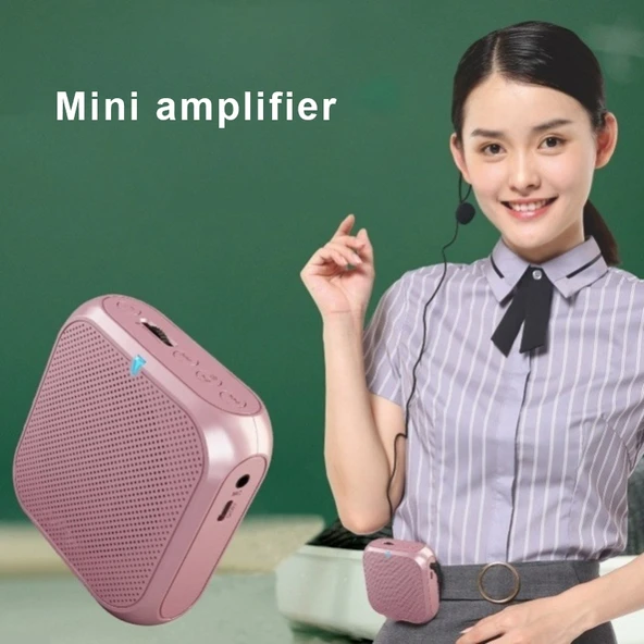 Rolton K400 Mini Ses Hoparlörü Megafon Ses Yükseltici FM Radyo TF MP3 Destekli Siyah - 6