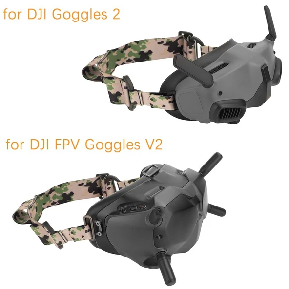 DJI Avata FPV Gözlük V2 Kırmızı Elastik Başlık Kayışı - 3