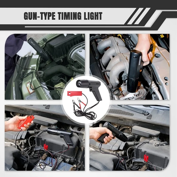 Otomotiv Benzinli Motor Ateşleme Zamanlama Lambası Ksenon Lamba Stroboskop Test Cihazı - 10