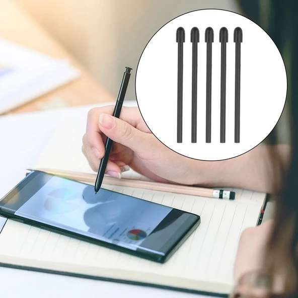 5li Yumuşak Keçe Uçlu Stylus Kalem Ucu Seti Remarkable 2 Boox NOVA ve NOTE Serisi Siyah - 2