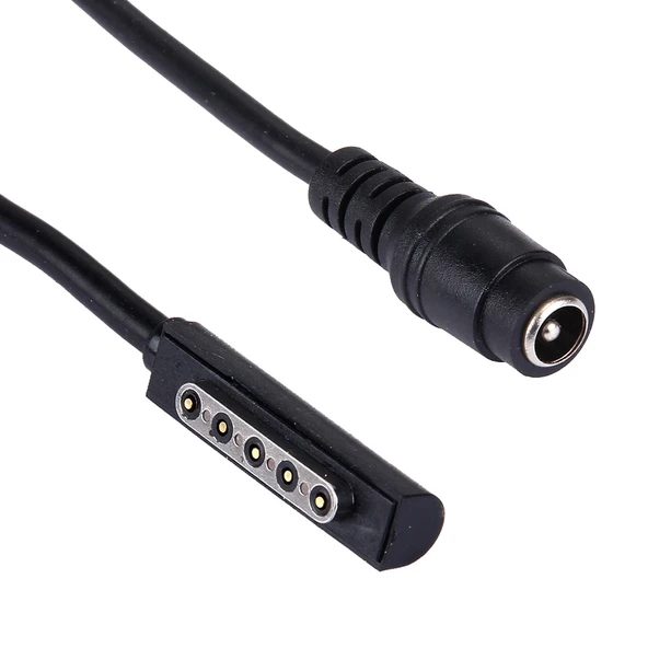 Microsoft Surface RT Pro 1 Pro 2 Manyetik 5 Pinden 5.5x2.5mm Kadın Güç Adaptörü Şarj Kablosu - 3