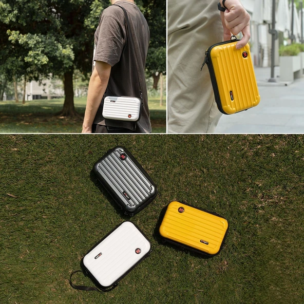 Insta360 Ace Ace Pro Küçük Organizer Çanta Spor Kamera Koruyucu Aksesuar İnci Beyaz - 11