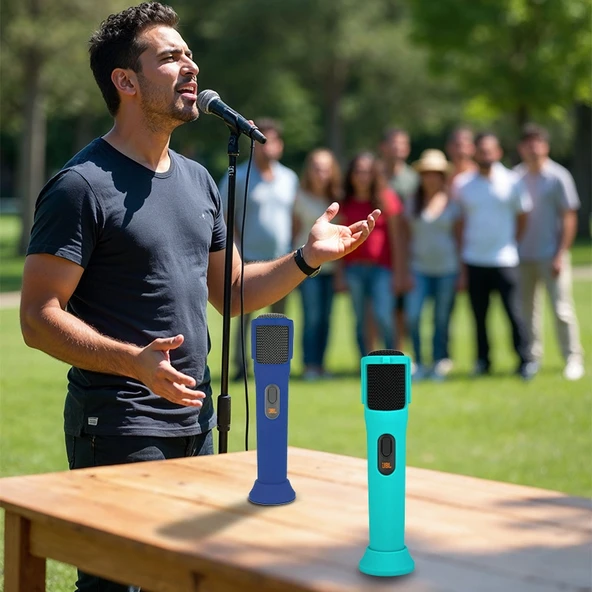 JBL PartyBox Kablosuz Mikrofon Silikon Koruyucu Kılıf Siyah - 7