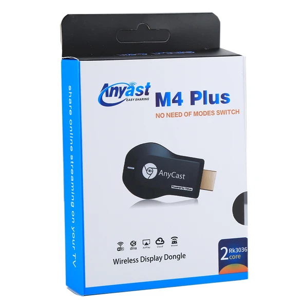 M4 Plus Kablosuz WiFi Ekran Alıcısı Airplay Miracast DLNA 1080P HDMI TV Stick iPhone Samsung ve Android Telefonlar için - 6