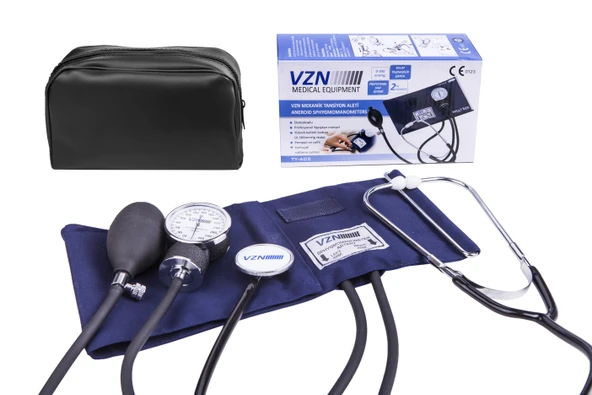 VZN TY-A02 Mekanik Aneroid Tansiyon Aleti - Cırtlı Manşet - Steteskoplu - Hassas - 2