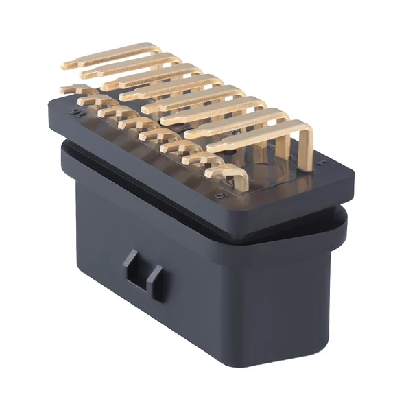 J1962f OBD2 16 Pin 90 Derece Bükümlü Dişi Konnektör Altın Kaplama - 2