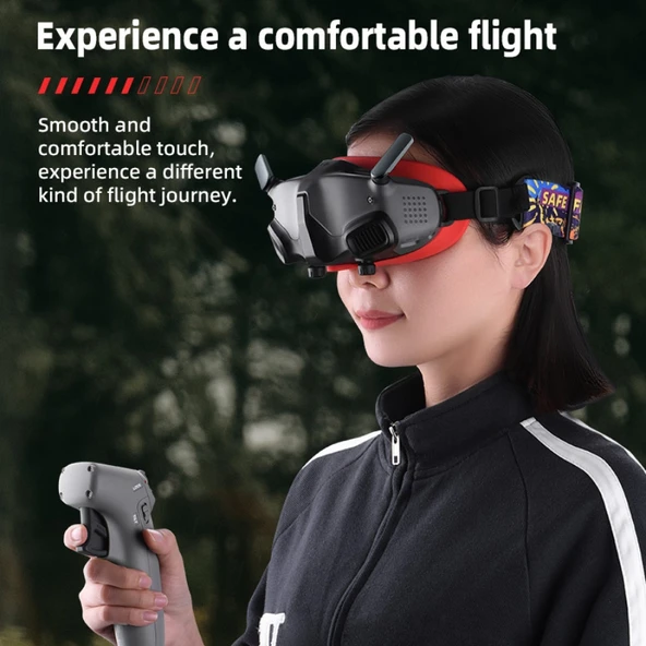 DJI Avata Goggles 2 Göz Pedi Silikon Koruyucu Kılıf Gri - 5