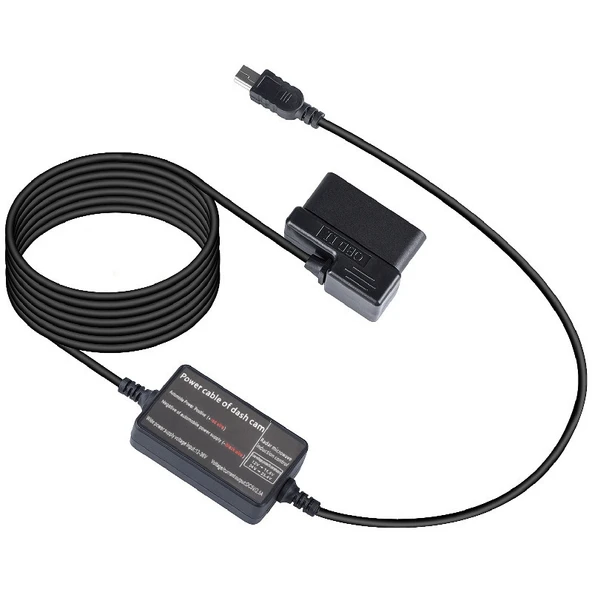 H525 Araç Güç Kablosu Mini Düz - Sürüş Kaydedici OBD Radar Hattı Mikrodalga İndüksiyon Düşük Voltaj Koruma