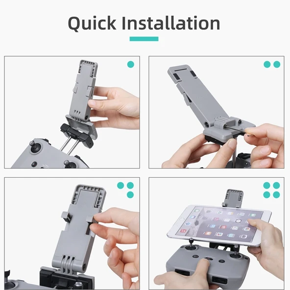 Sunnylife DJI Mini 3 Pro Mavic 3 Mini 2 Air 2S Mavic Air 2 Kumandalı Tablet Tutucu Stand - 7