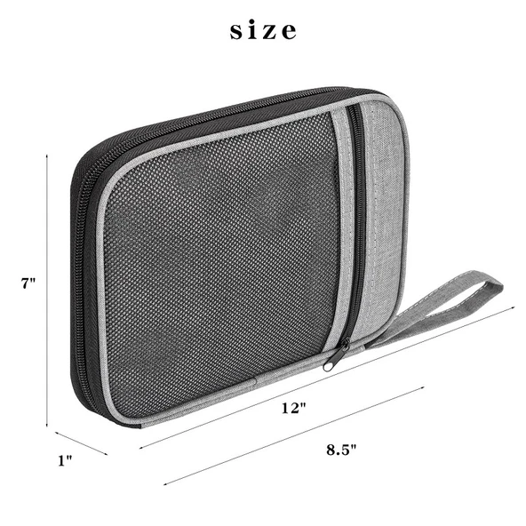 Apple Watch Kordon ve Veri Kablosu Taşıma Çantası Kırmızı - 3