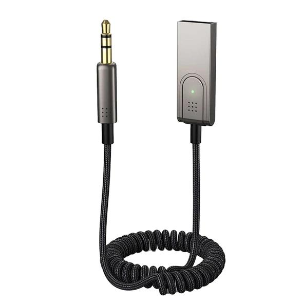 BY301 AUX Araç Bluetooth 5 1 Alıcı Mobil Arama Bluetooth Adaptörü - 2