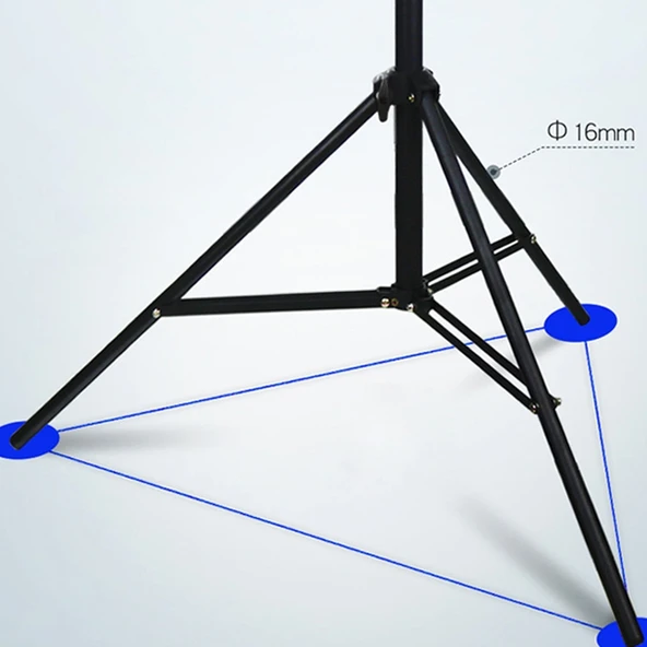 ZF0111 Canlı Zemin Telefon Tutucu 2.1 Metre Ayaklı Stand ve Telefon Klipsi - 7