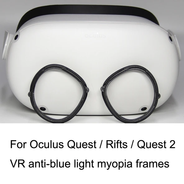 Oculus Quest Rifts Quest 2 VR Gözlük Çerçevesi Mıknatıslı Emme Mavi - 5