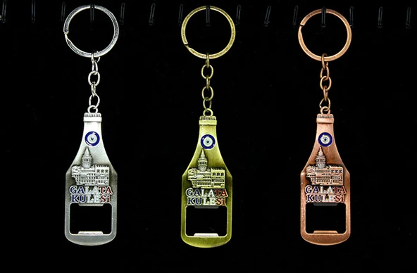 Metal Galata Kulesi Anahtarlık Ve Açacak Model 1 ürün görseli