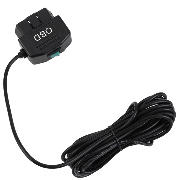 H507 Araç Kaydedici OBD Düşürücü Kablo Araba ACC Üç Çekirdek Güç Kablosu 12 24V To 5V 3A Düşük Basınç Koruma Mini Sağ Dirsek - 2
