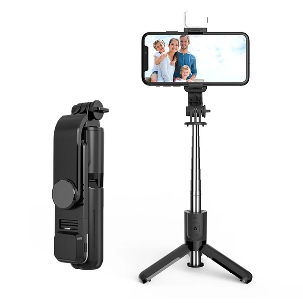 CYKE L11S Bluetooth Selfie Çubuğu Güzellik Dolgu Işığı Canlı Tripod - 2
