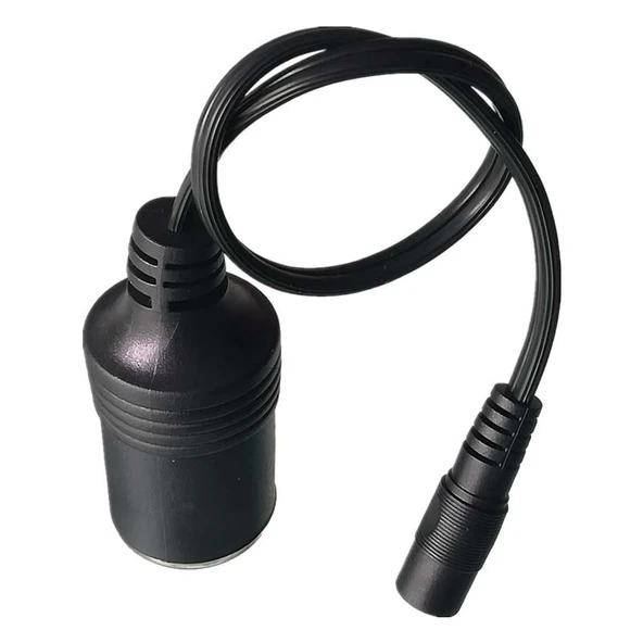 DC 5.5 x 2.1 mm Fişli Araç Çakmaklık Soket Adaptörü Güç Kablosu - 3