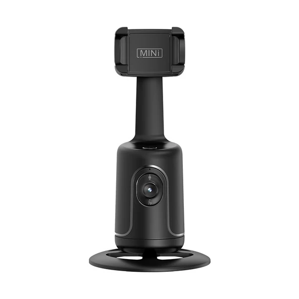 P01 360 Derece Döner Takipli Gimbal Sabitleyici 1 4 İnç Arayüz Siyah