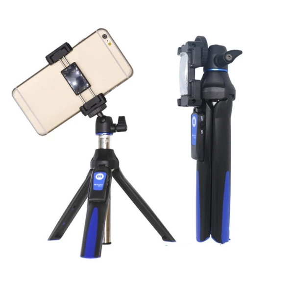 Benro MK10 Mavi Bluetooth Kumandalı Selfie Çubuğu Tripod - 2