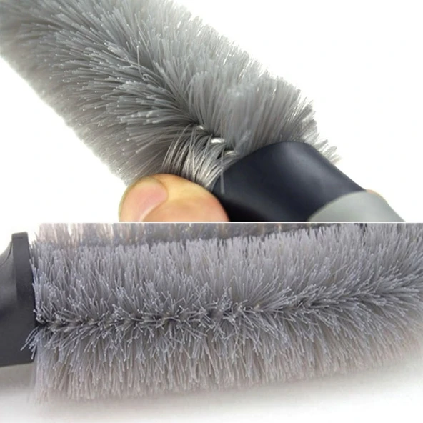 Çift Kullanımlı Araba Tekerlek Fırçası - Lastik ve Jant Temizleme - 5