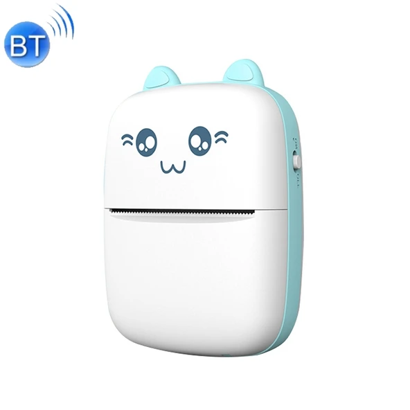 C9 Mini Termal Yazıcı Bluetooth Fotoğraf Yazıcısı Öğrenci Ödev Hataları Toplama Yazıcısı Mavi İngilizce Versiyon