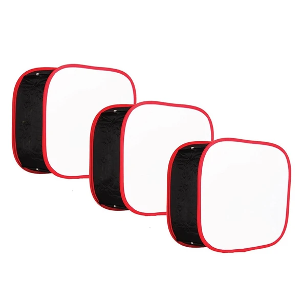 Evrensel Taşınabilir Katlanabilir LED Video Işığı Softbox Difüzör Yongnuo Godox Fotoğraf Aydınlatma - 2
