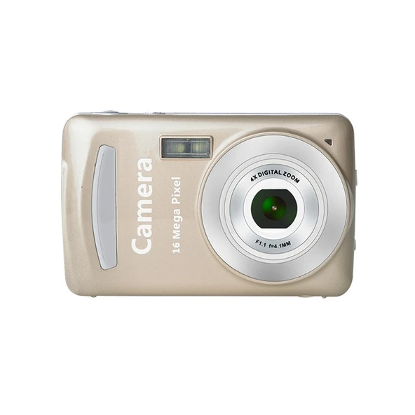 2.4 Inç 16MP 720P Mini Dijital Çocuk Kamerası Altın Renk