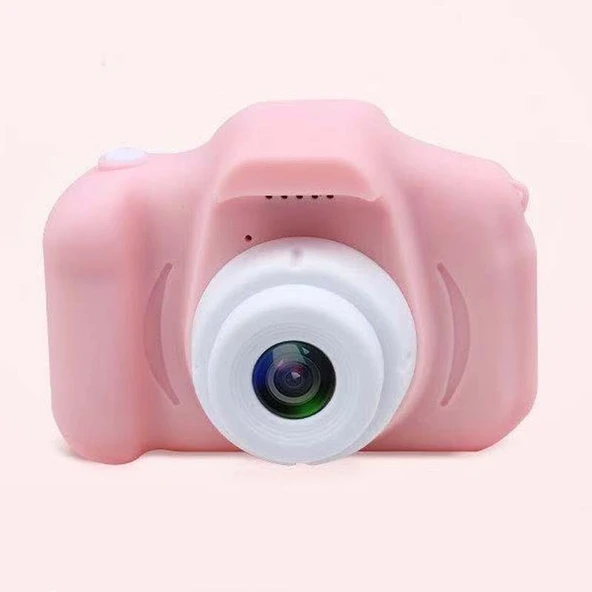 13 MP Pembe Çocuk Oyuncak Dijital SLR Kamera Hafıza Kartı Okuyuculu - 2