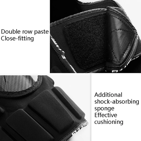 SULAITE Karbon Fiber Dizlik Off-Road Motosiklet Koruyucu Rüzgar Geçirmez Sıcak Tutucu - 8