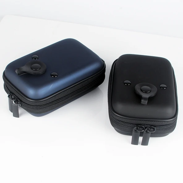 Canon ve Sony Uyumlu Siyah Evrensel Kamera Çantası - G7X Mark II SX730 SX720 RX100II - 3