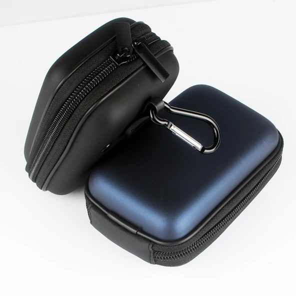 Canon ve Sony Uyumlu Siyah Evrensel Kamera Çantası - G7X Mark II SX730 SX720 RX100II - 2