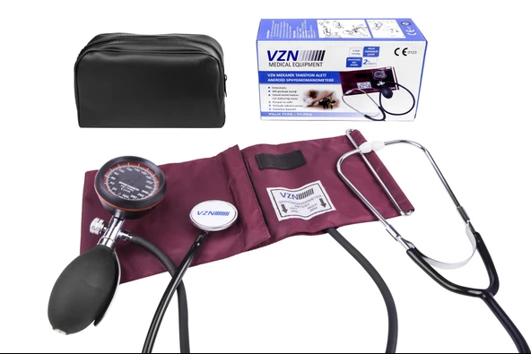 VZN Palm Tipi Aneroid Mekanik Tansiyon Aleti - Kompakt - Kolay Ölçüm - 5