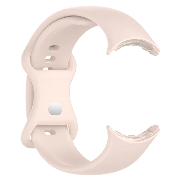 Google Pixel Watch Silikon Saat Kordonu Loop Tipi Pembe S Beden - 2