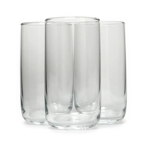 PASABAHCE ICONIC MESRUBAT BARDAK 3 LU 365 CC 420805 PEMBE - 2