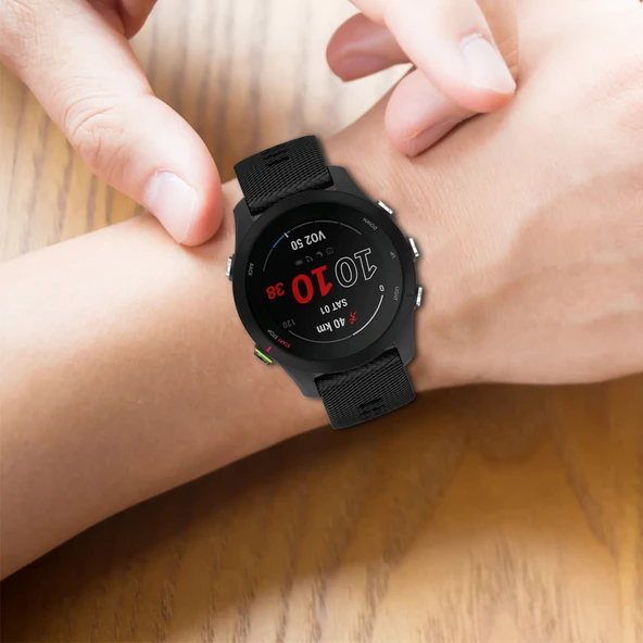 Huawei Band B5 18mm Mavi Silikon Saat Kayışı - 4
