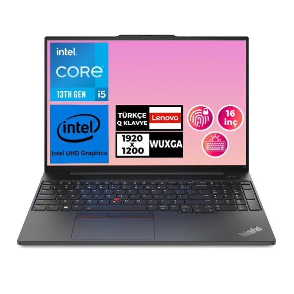 Lenovo ThinkPad E16 G1 i5-13420H 40GB 1TB SSD 16" W11P Taşınabilir Bilgisayar 21JN00K7TX 014