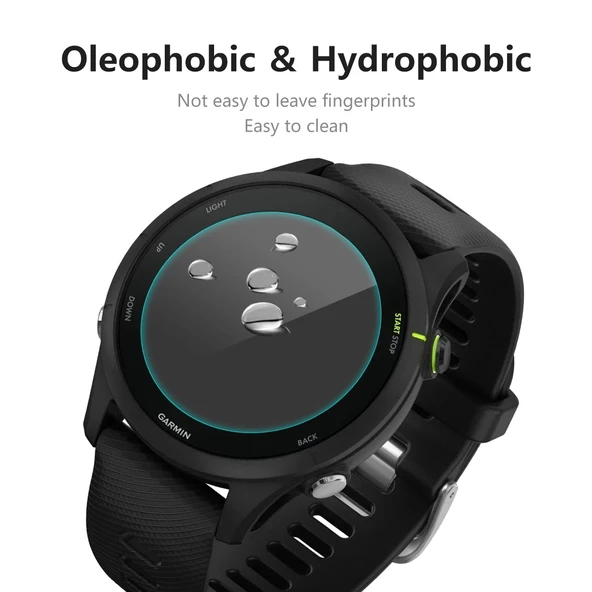 Garmin Forerunner 255 Uyumlu 0.2mm 9H Sertleştirilmiş Cam Ekran Koruyucu Film 1 Adet - 5