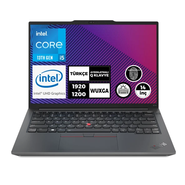 Lenovo ThinkPad E14 G5 i5-13420H 24GB 2TB SSD 14" WUXGA Fdos Taşınabilir Bilgisayar 21JK00KTTX 007