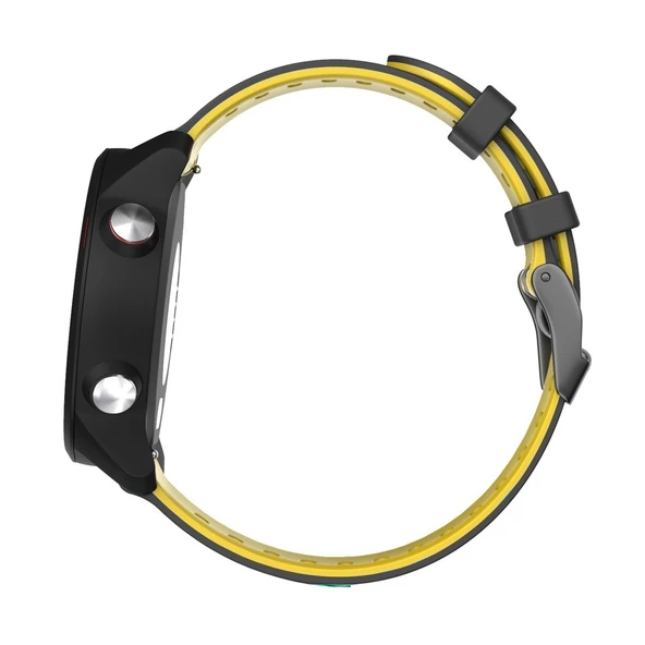 Samsung Galaxy Watch Active 2 40mm Beyaz Siyah Silikon Saat Kayışı 20mm - 4